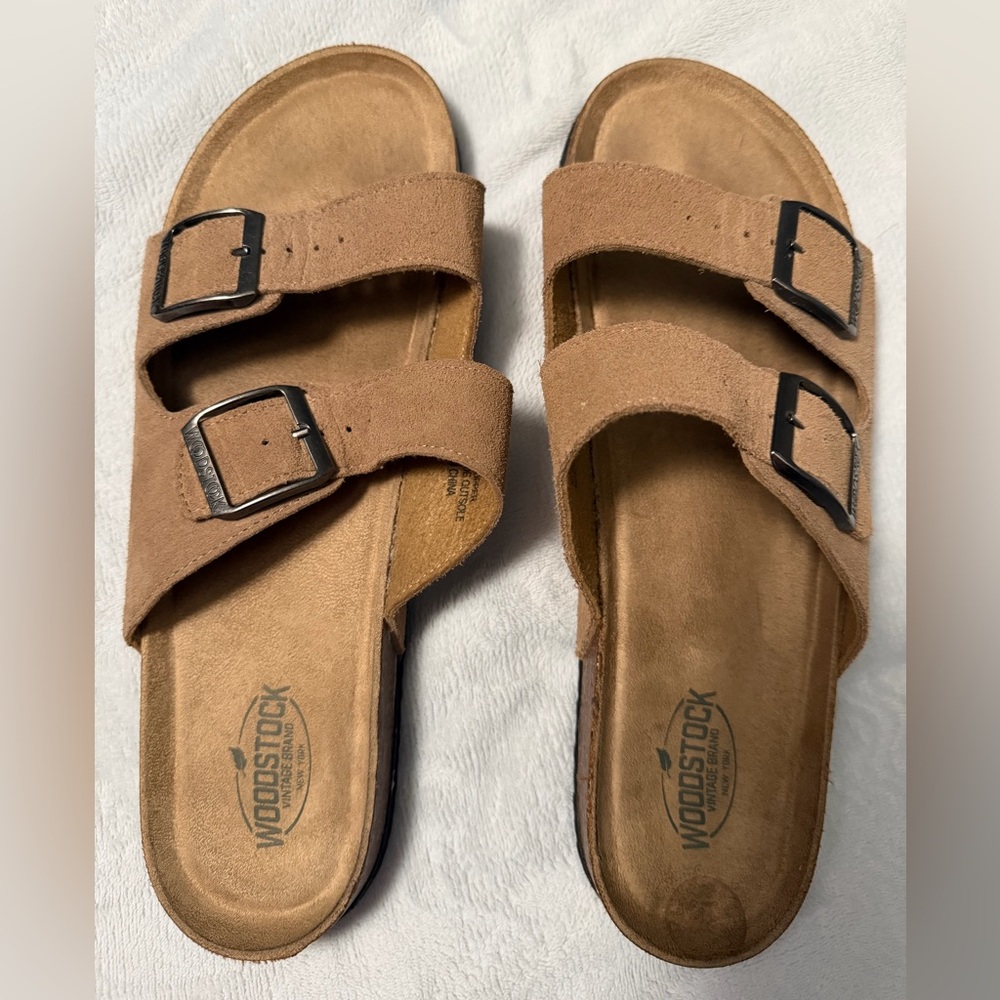 Woodstock Men's Tan Sandals